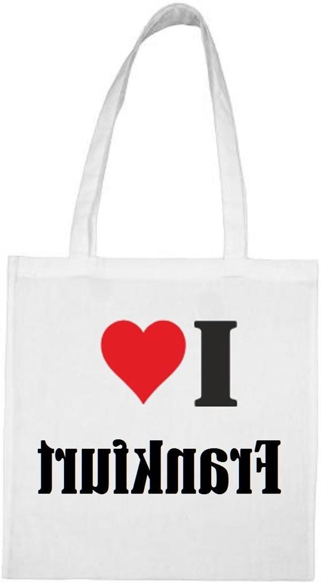 Shopping tas - Draagtas herbruikbaar - Dagelijkse boodschappen - 100% katoen - 38x42cm - Wit