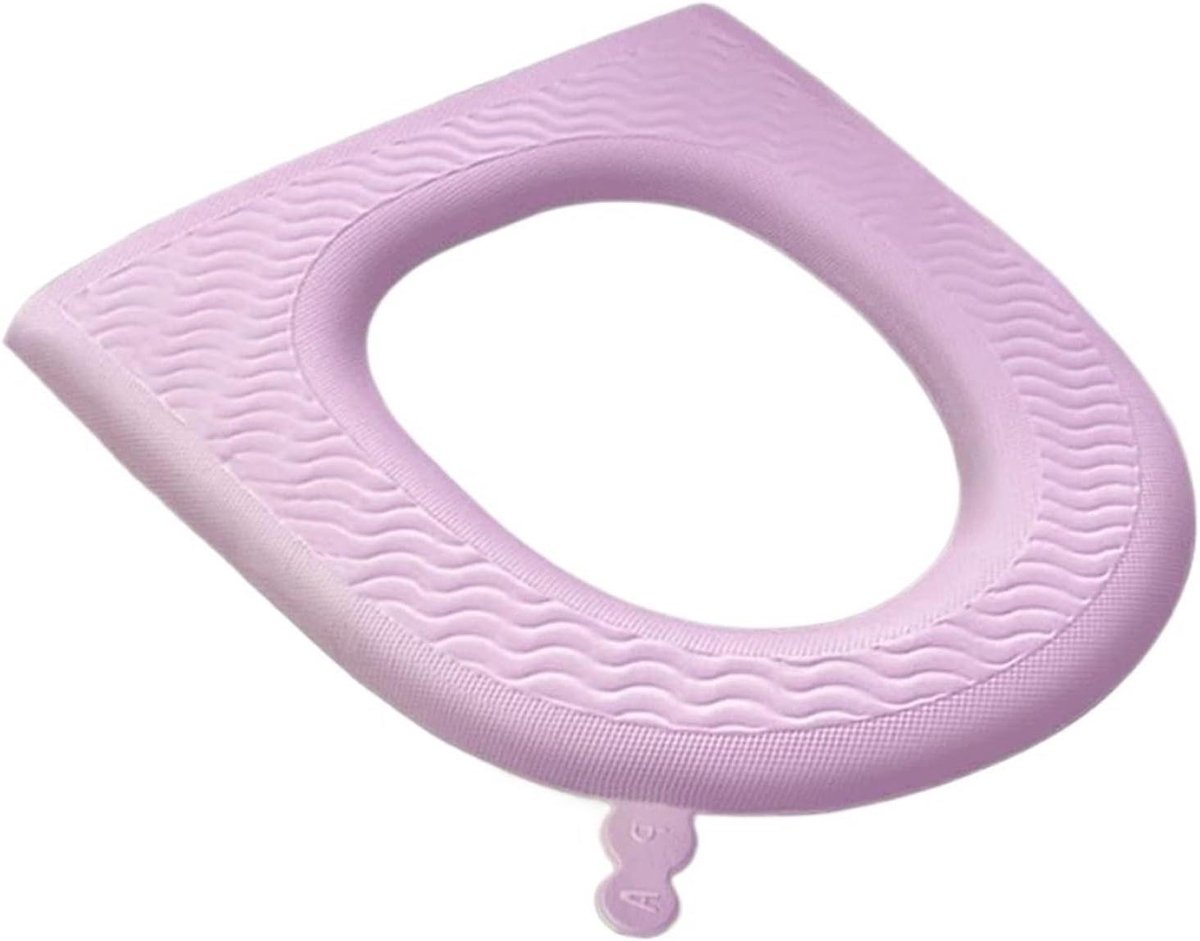 Toiletzittinghoes - Toiletbrilcover Pad - Hygiënisch Zitten - Waterdicht EVA Materiaal - Universeel Passend - Rosa