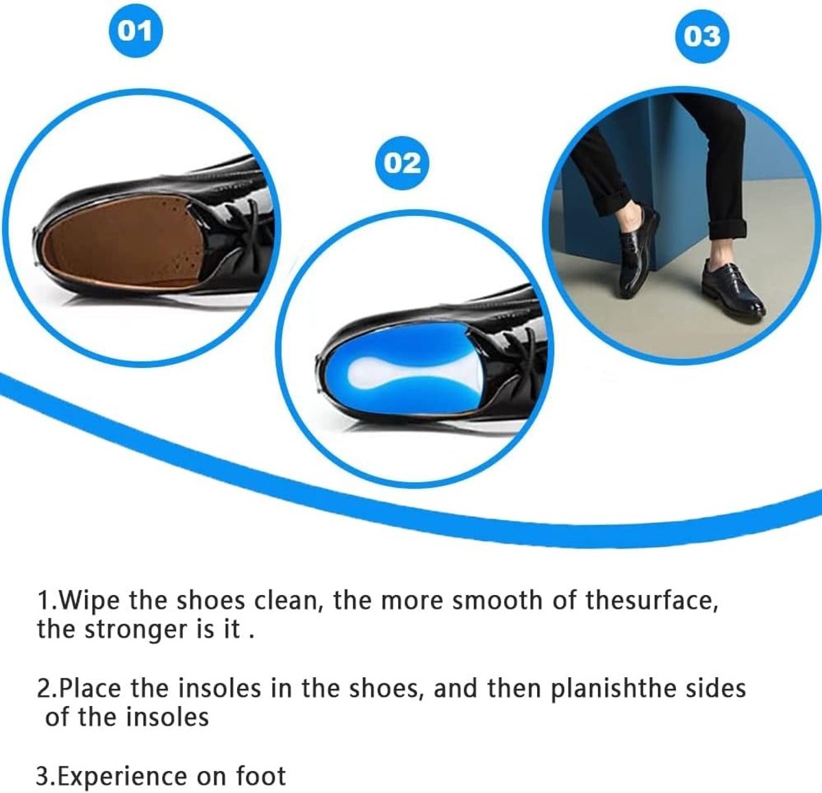 Hielspoorzooltjes - Blauw - Maat S (35-39) - Siliconen Gel Hielkussens - Voor Pijnverlichting en Steun