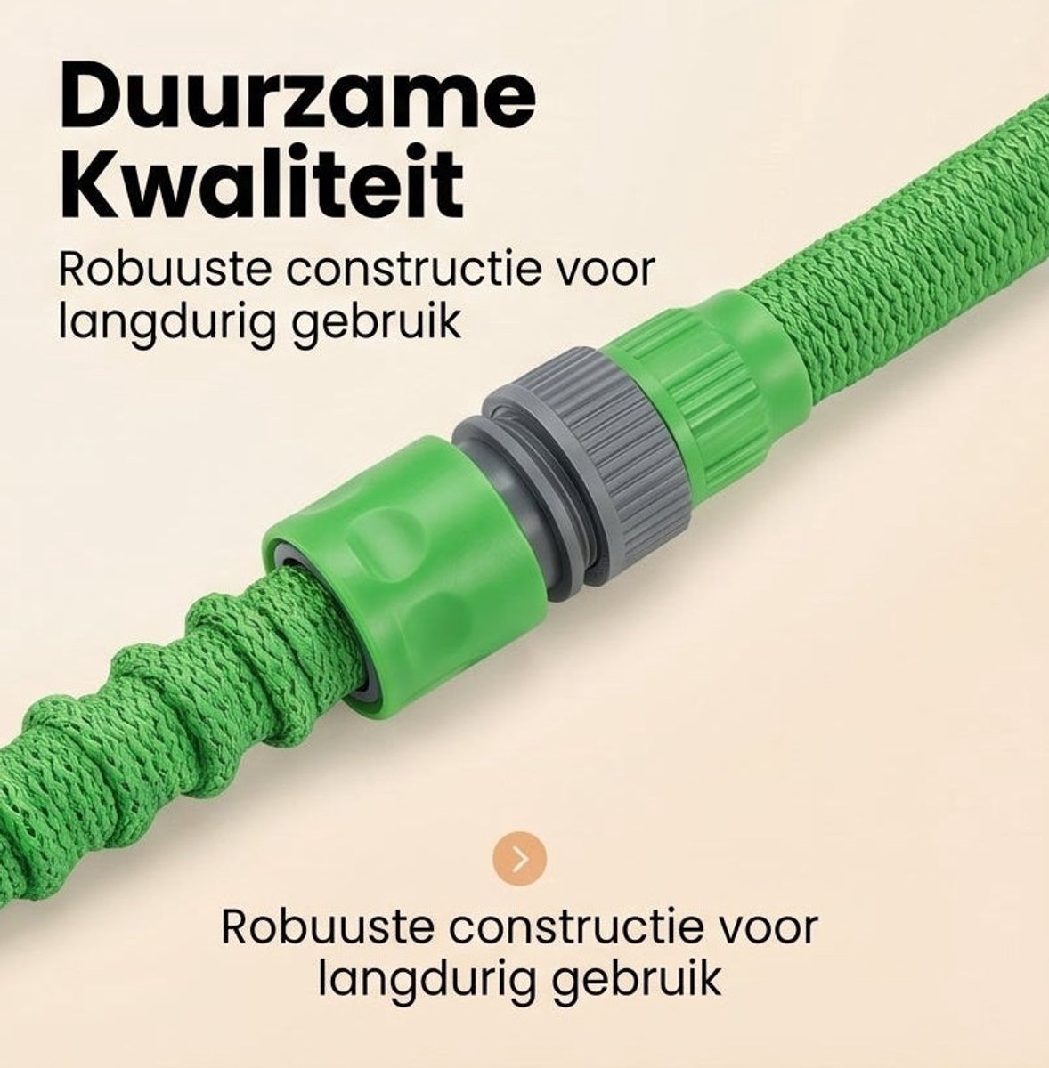 Cheqo® Tuinslang - Flexibele Tuinslang - Uitrekbare Tuinslang met Sproeikop 7 Standen - Magic Hose - Elastische Tuinslang - Tuinsproeier - Waterslang - met Koppelstuk - Groeislang voor Tuin Besproeien en Planten Water Geven of Auto Wassen – foto 8