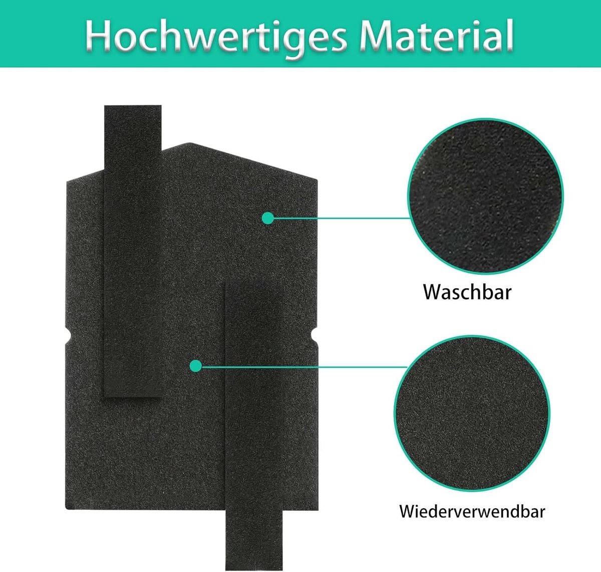 3 Stuks Vervangende Schuimfilters voor Warmtepomp Wasdrogers, Onderdeel 6057930 en 9688381, Hoogwaardige Filteraccessoires voor Optimale Luchtcirculatie thumbnail 3