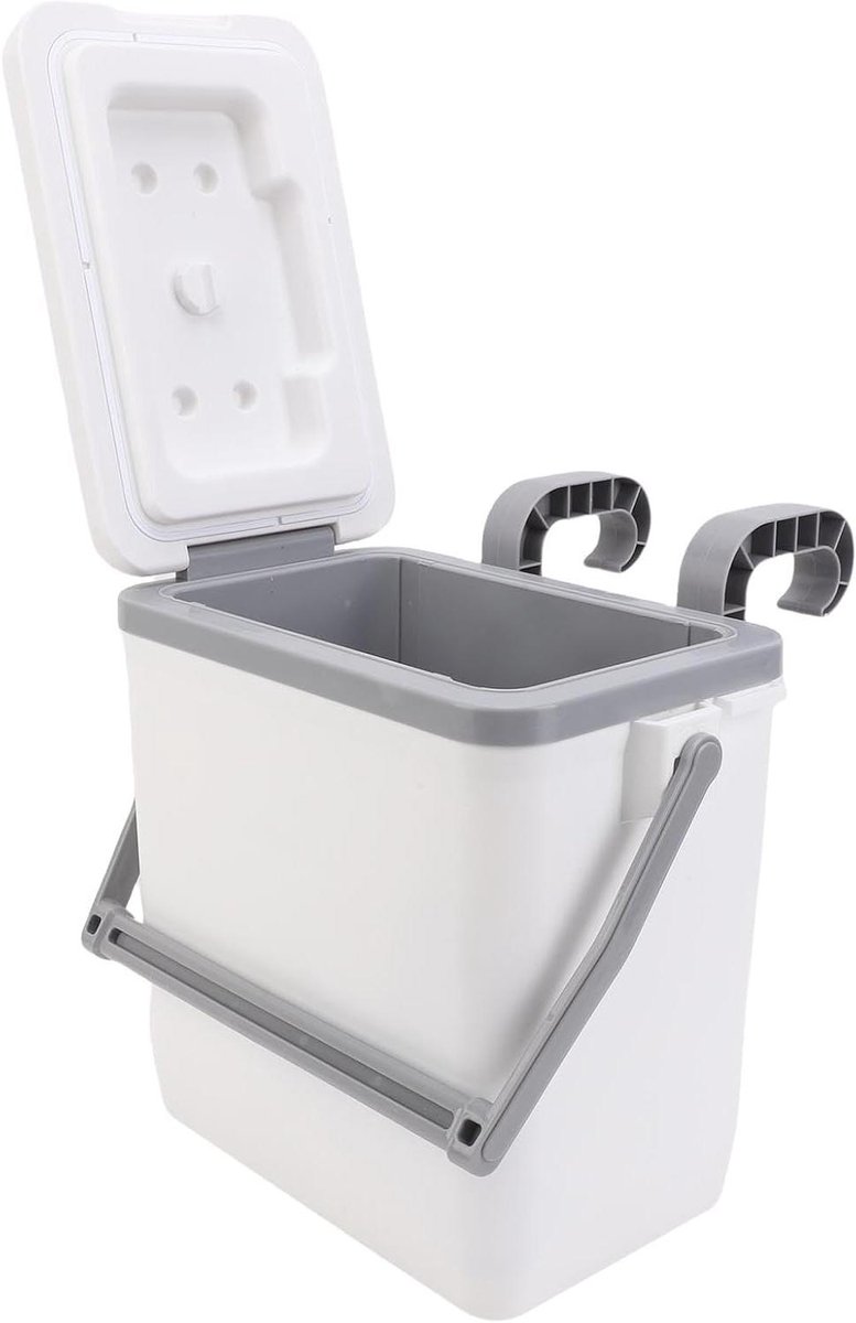 Zwembad Koeler - IJskist Poolside - Dranken Koel Houden - Waterdichte Lekvrije Bouw - 27.5 x 16 x 31cm - Wit