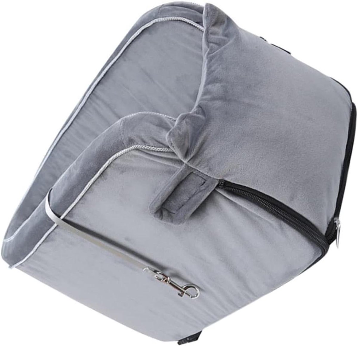 Honden Autostoel - Hondenmand Auto - Veilig Reizen - Verdikt Materiaal - 42x22x20cm - Grijs