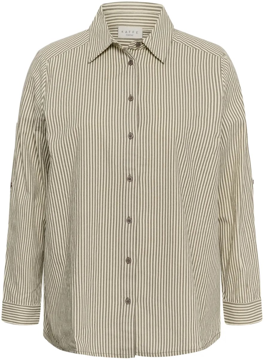 Dameshemd KAFFE Curve Nana Striped