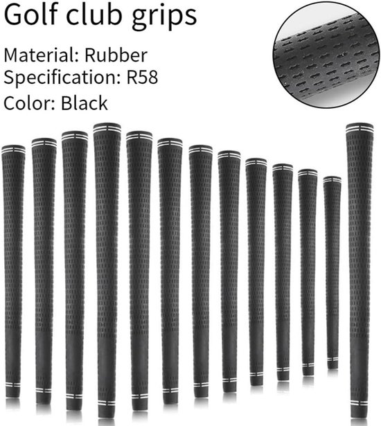 13-delige Set Golf Grips voor Standaard Golfclubs - Antislip en Weerbestendige Golfaccessoires voor Optimale Grip en Comfort — afbeelding 3