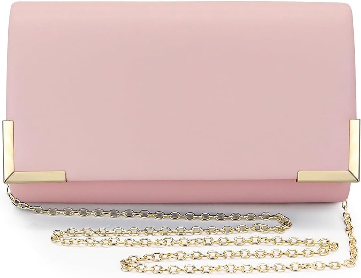 Elegante Dames Clutch en Crossbody Tas met Verwijderbare Schouderband voor Avondjes, Bruiloften en Feestjes