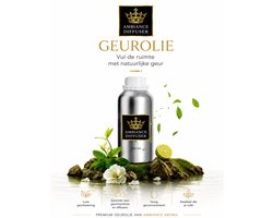 Geurolie Gao – Ambiance Aroma – 100 ml – Oudh, Saffraan & Amber – Voor Geurmachine & Aroma Diffuser