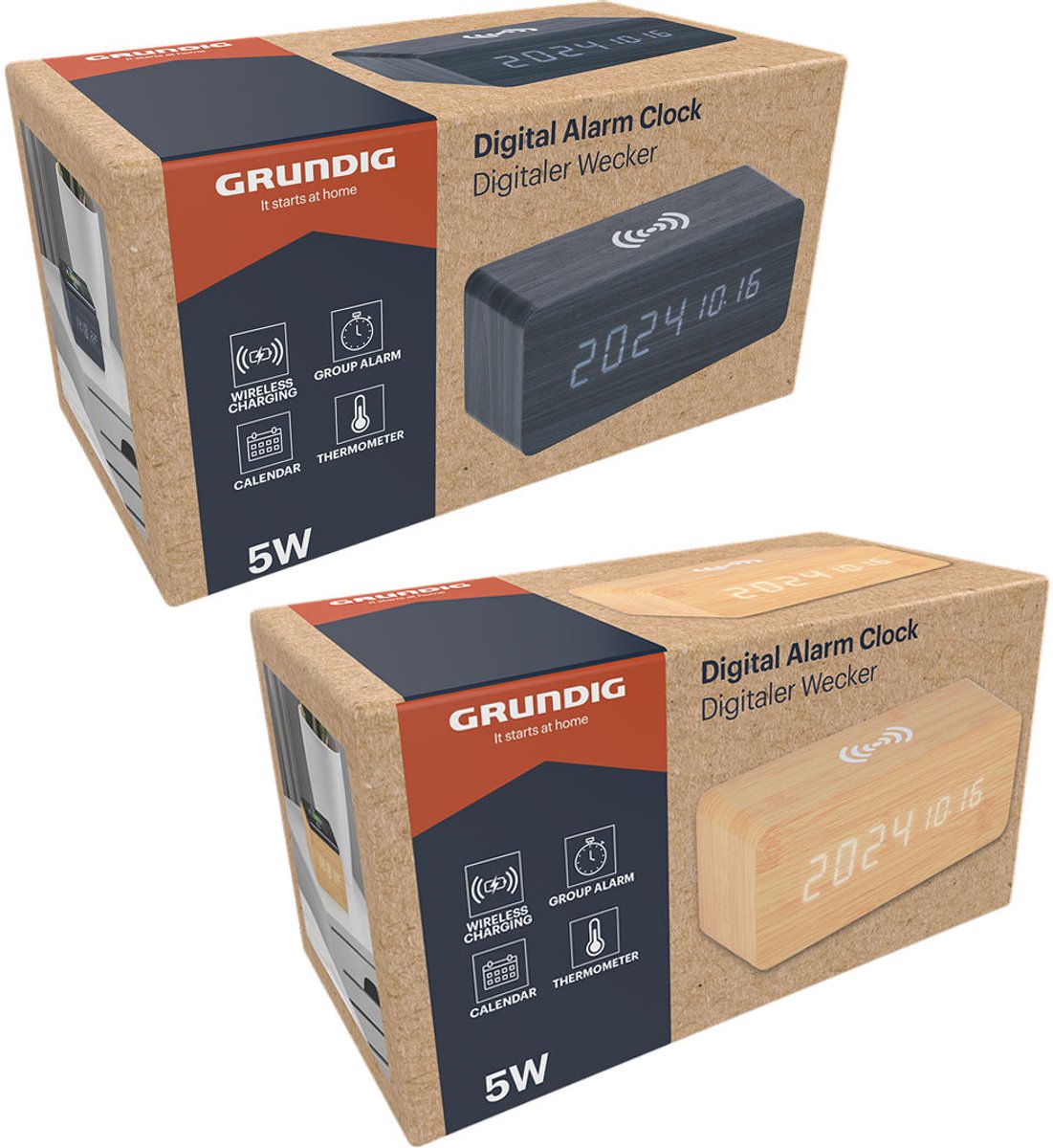 Grundig Wekker digitaal & draadloze op