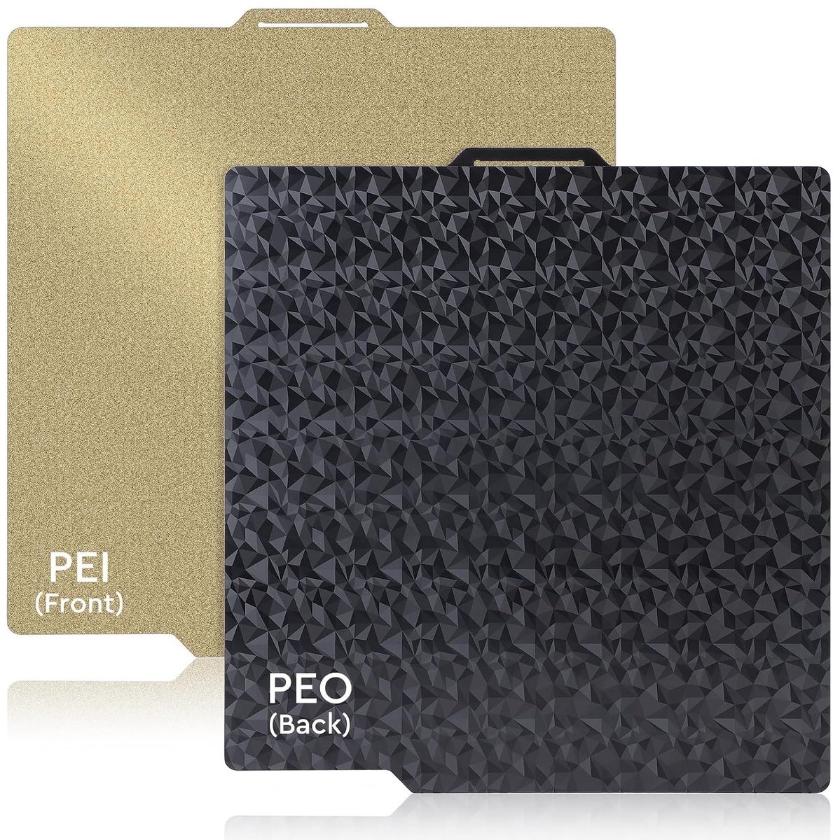Gestructureerde printplaat 257 x 257 mm, dubbelzijdig PEO + PEI, flexibele magnetische 3D printbed, hittebestendig tot 120 °C, ideaal voor 3D printen en hobbyprojecten