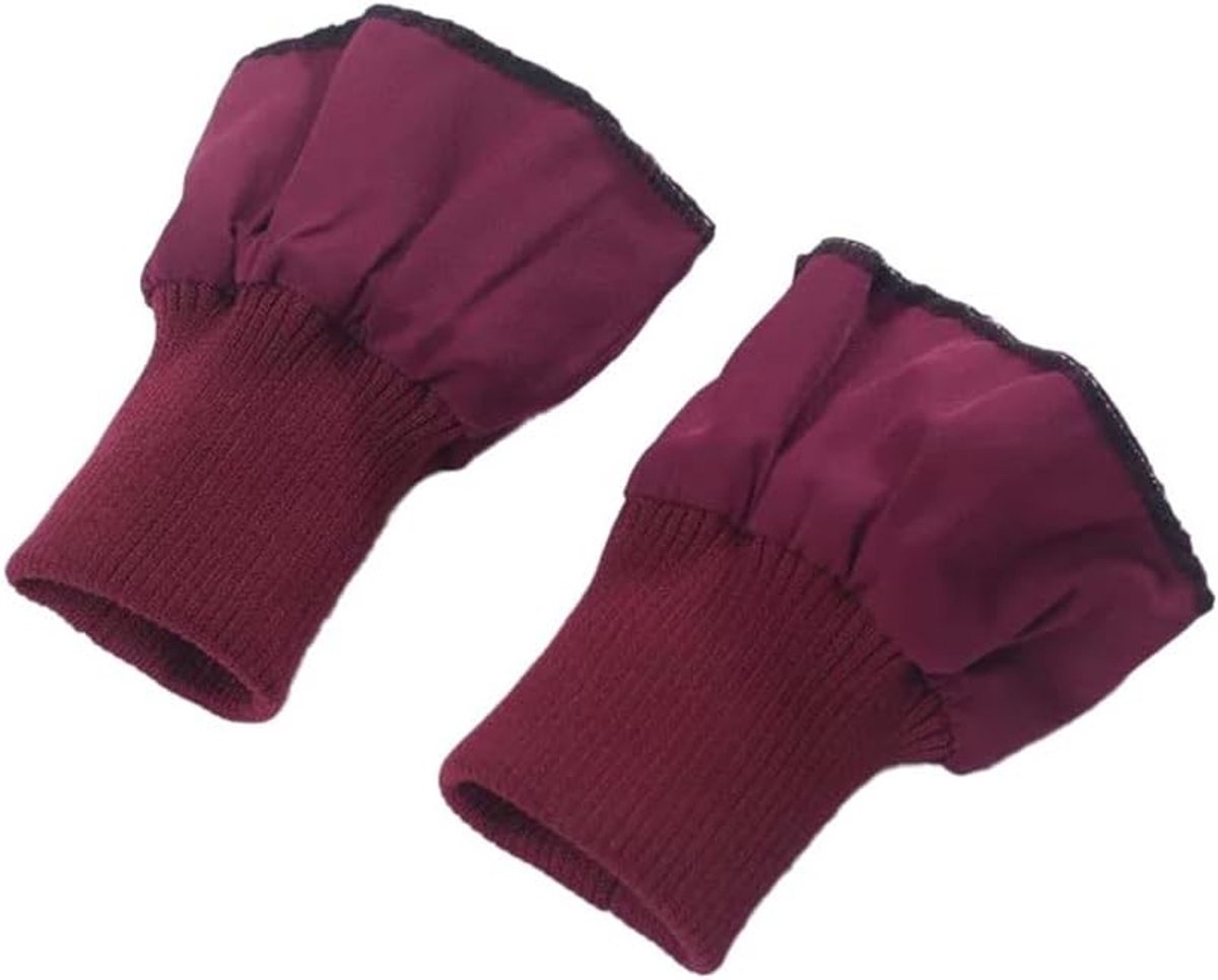 Kant-en-klare ribgebreide manchetten voor sweaters en broeken, ideaal voor herstel en modeaccessoires