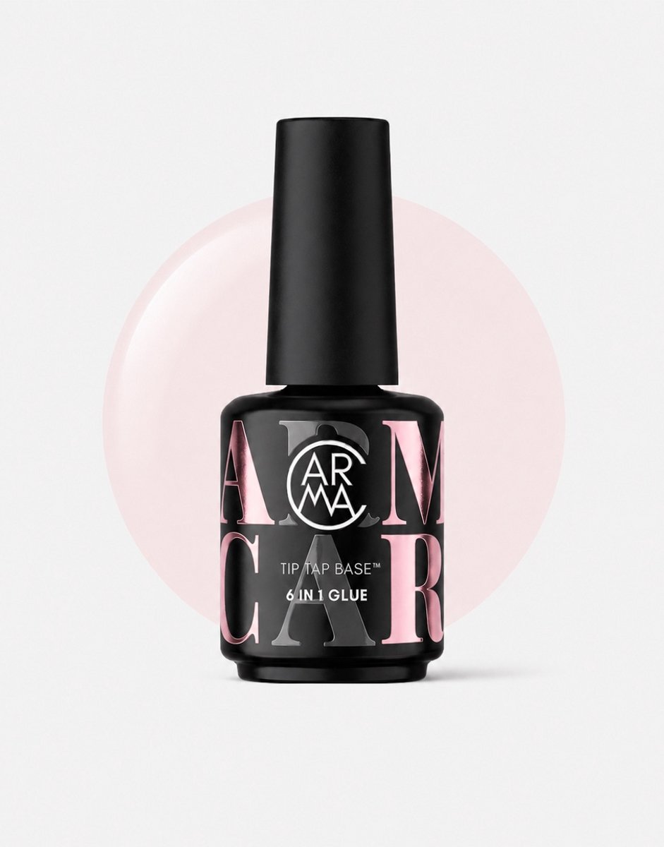 CARMA COSMETICS TIP TAP BASE - 6 in 1 Nail Glue - Voor langdurige bevestiging van nepnagels.