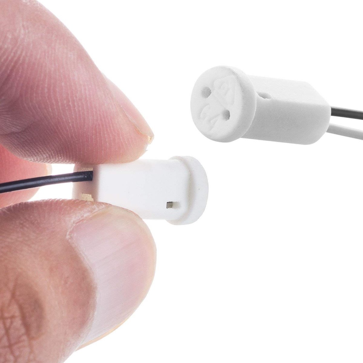 G4 LED Lamphouder voor Halogeen MR11, Mini Bi-Pin Basis met 10cm Kabel, Geschikt voor LED en Halogeen Verlichting