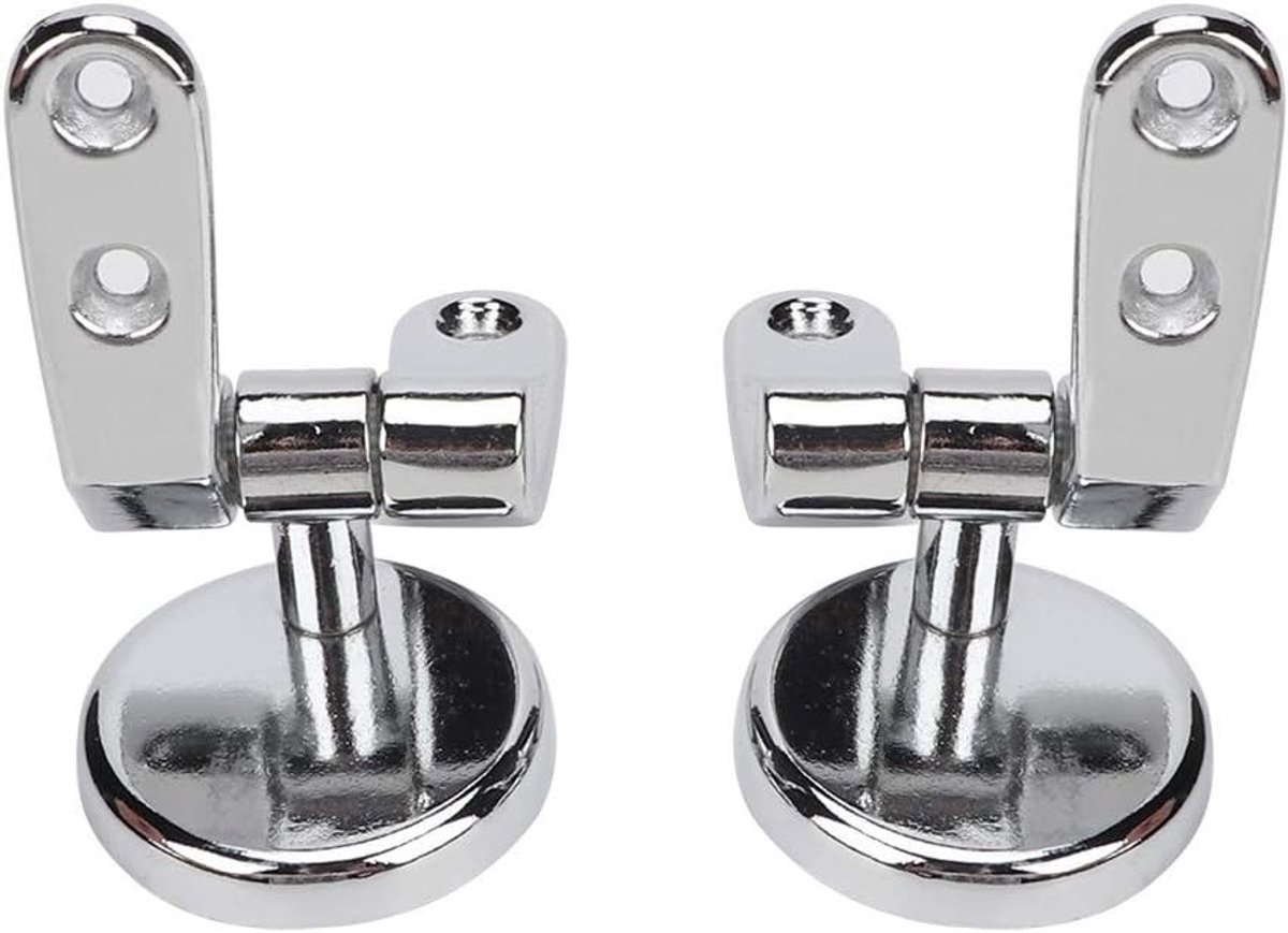 Klaptoilet reparatieset met toiletdekselbevestigingen en gepolijste scharnieren voor eenvoudig onderhoud
