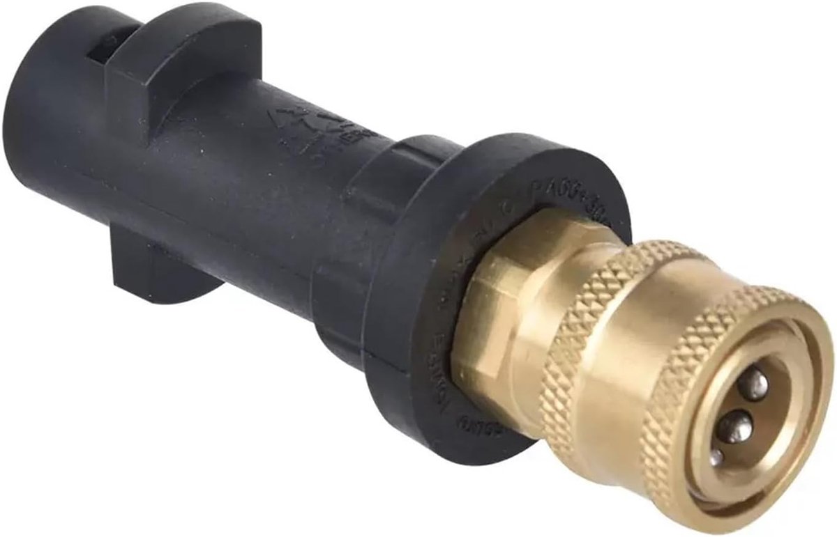 Hogedrukreiniger Accessoires, 1/4 Inch Messing Snelle Koppeling, Spuitpistool en Foam Cannon voor K2 tot K7 Modellen