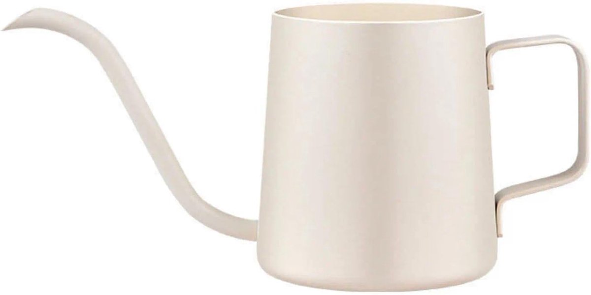 Mini-gieter 350 ml - roestvrij staal - lange uitloop - ideaal voor kamerplanten - ShopVlot