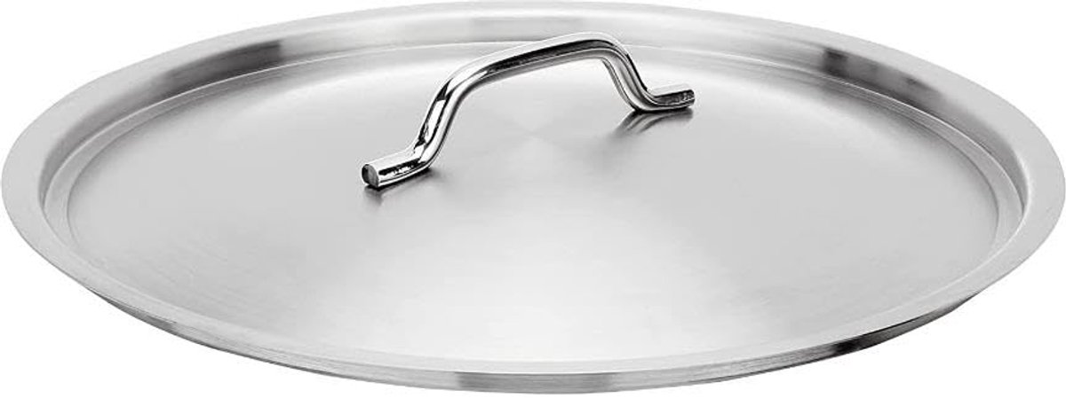 Roestvrijstalen deksel 24 cm - met stalen brug - perfect voor potten - duurzame kwaliteit - ShopVlot