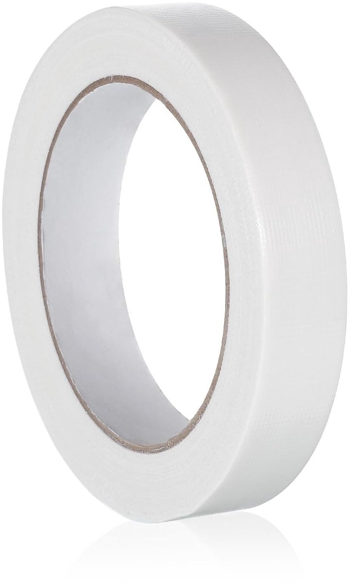 Armoured Tape 20 mm x 20 m Wit - Hoge Kwaliteit Plakband voor Buizen, Vloerkleden en Reparaties, Extra Sterk en Duurzaam