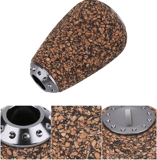 Duurzame Houten Knop voor Baitcast en Spinning Hengels - Vervangonderdeel voor Visuitrusting — afbeelding 2