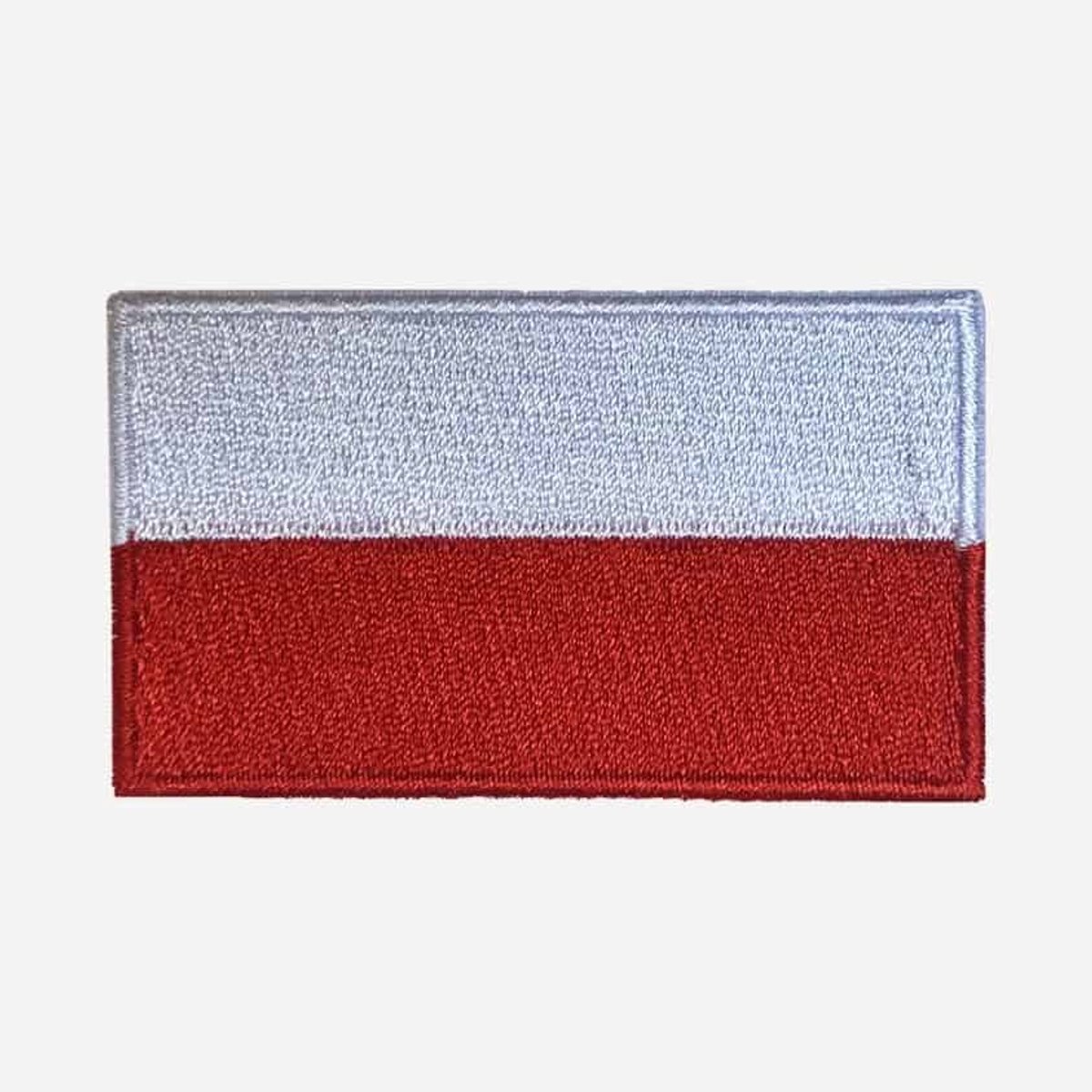 Patchy® – Poolse Vlag Strijk Embleem Patch 6.5 x 4 cm