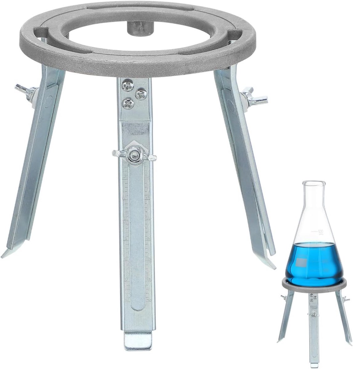 iplusmile Burner Lamp Standard Laboratory Burner Lamp Tripod Adjustable Laboratory Support for Laboratory Experiment - ShopVlot