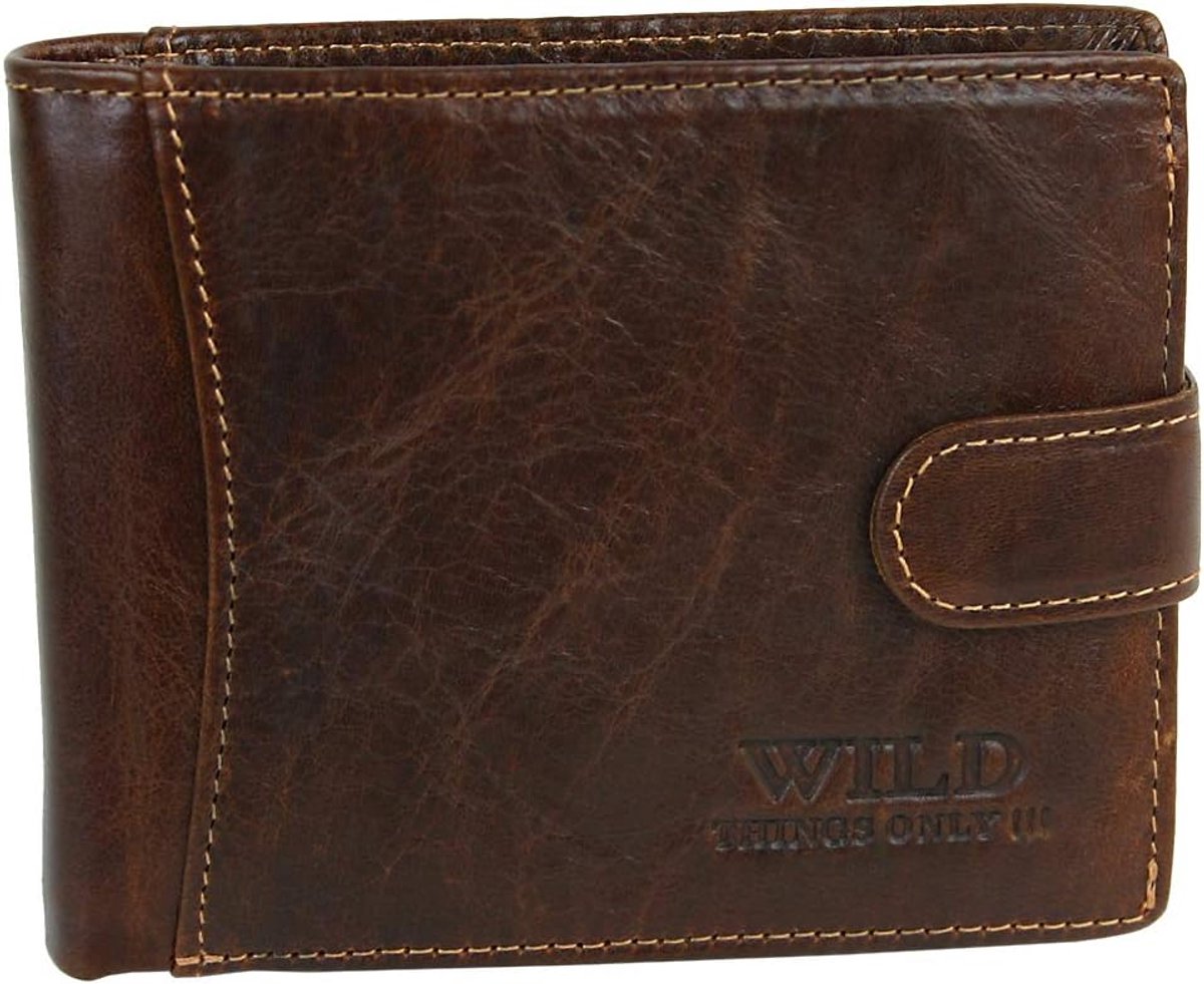 Men's Leather Wallet - with RFID Protection - Landscape Format - ShopVlot