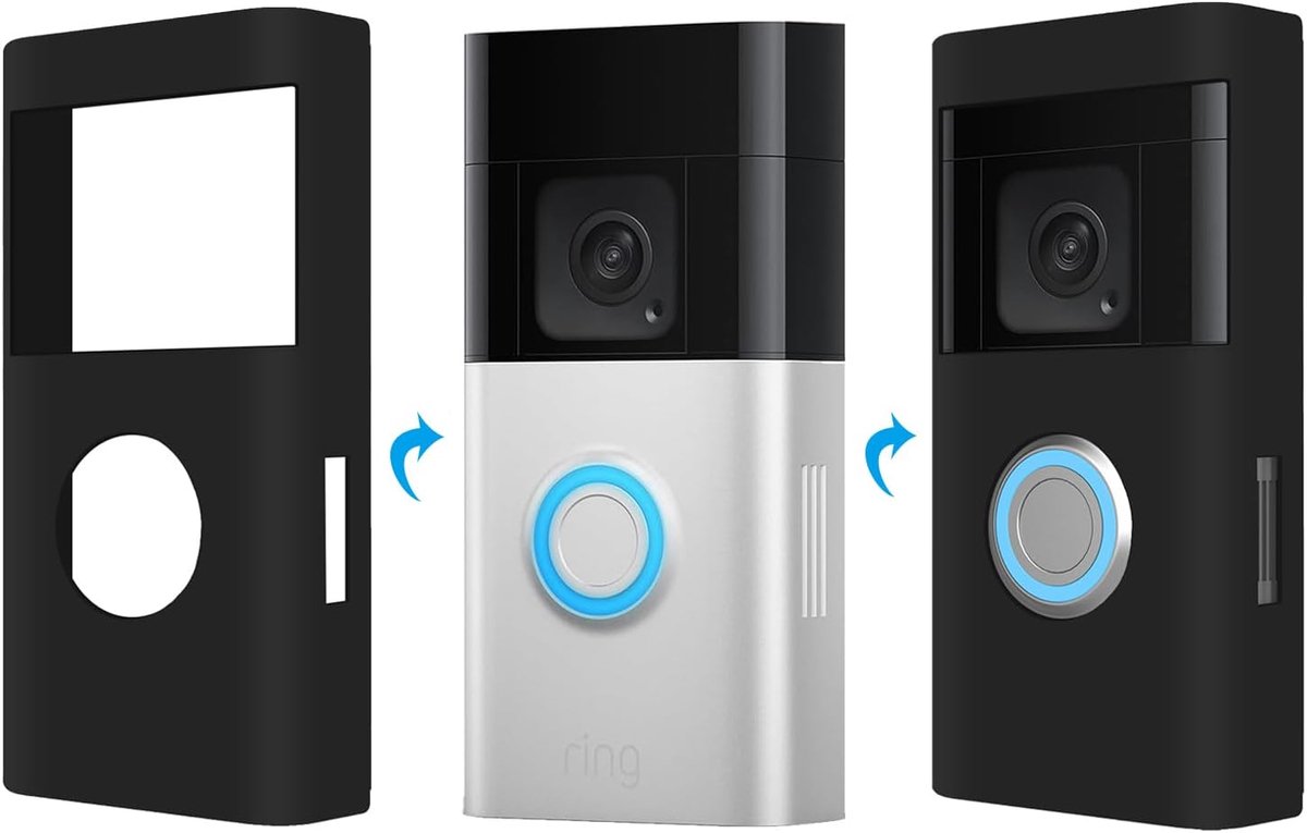 Silicone Protective Case Compatible with Ring Battery Doorbell Plus/Ring Video Doorbell 2nd Gen - ShopVlot