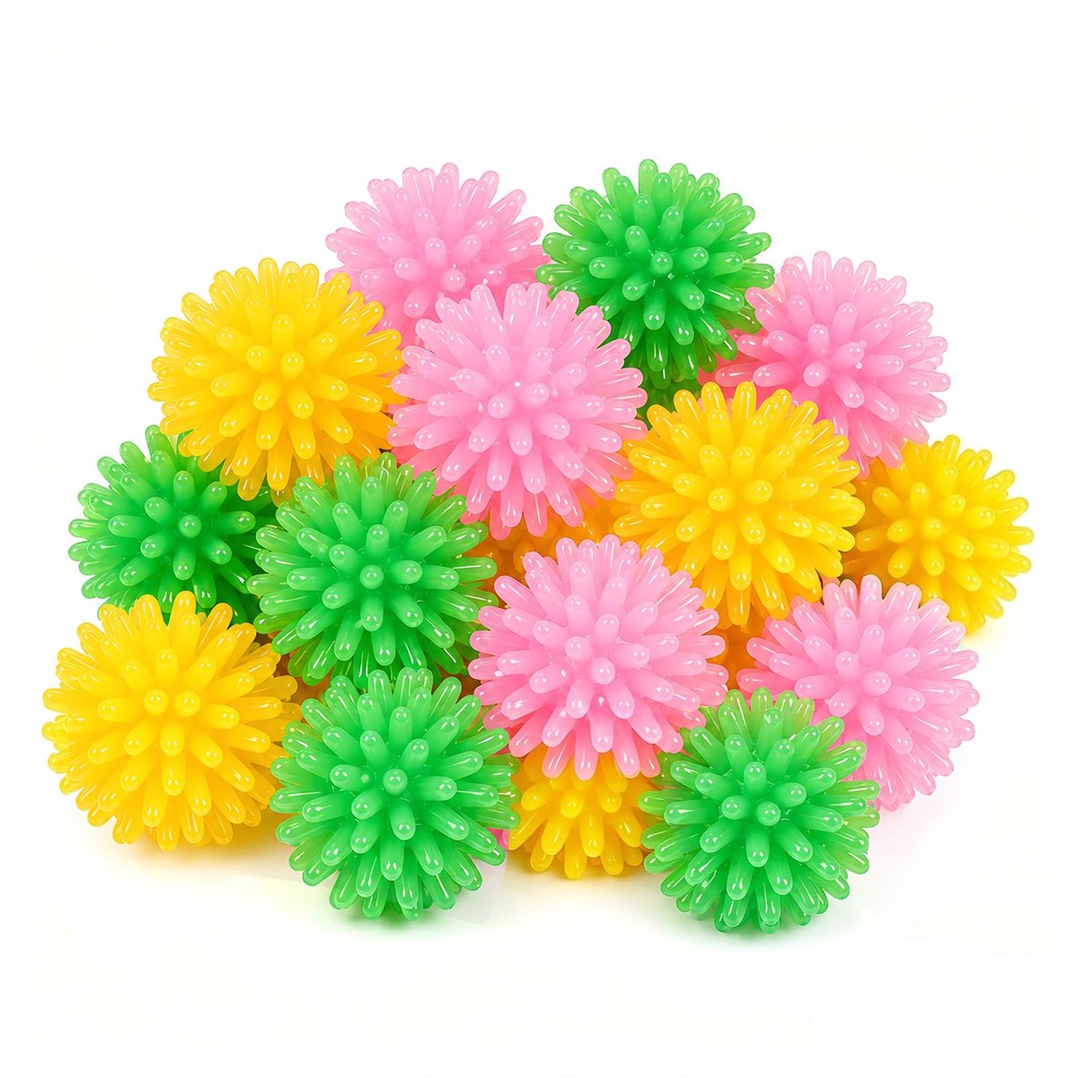 Egelbal-massageballen 2,5 cm - set van 15 stuks - mini formaat - ideaal voor ontspanning - ShopVlot