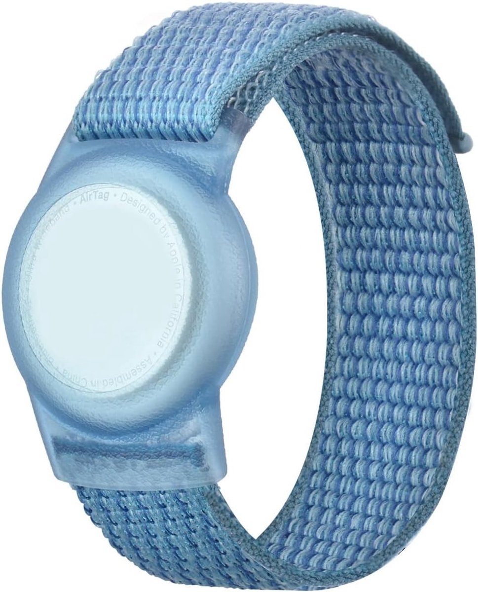 Veilige en Verstelbare Anti-Verlies Polsband voor Kinderen met Airtag - Nylon Kindveiligheid Band voor Peuters en Kinderen