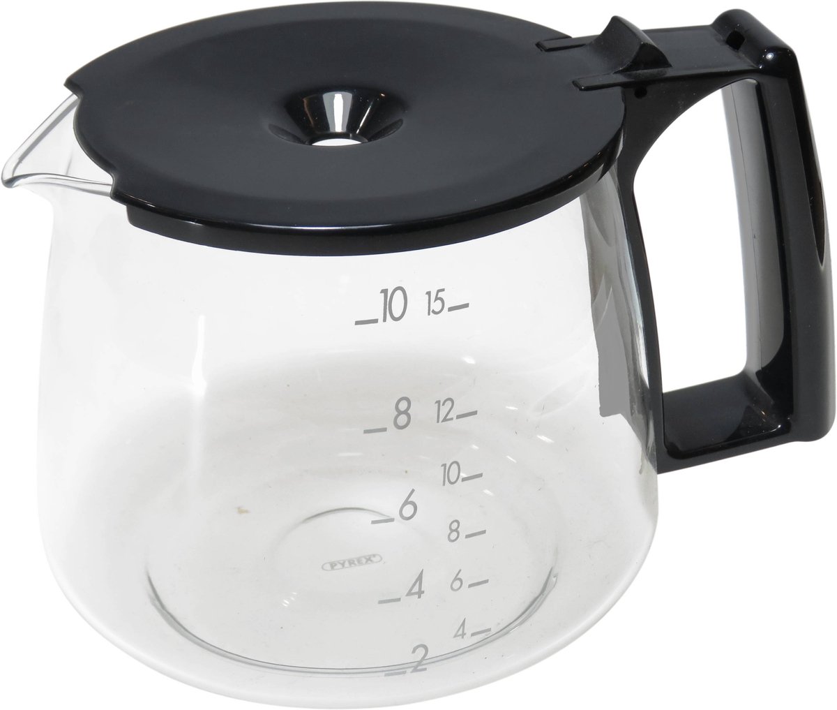 Moulinex 10-kops koffiekan voor Arome Extra Ebony koffiezetapparaat series - Zwart - koffiepot van glas - nr. Y20 - AY2003