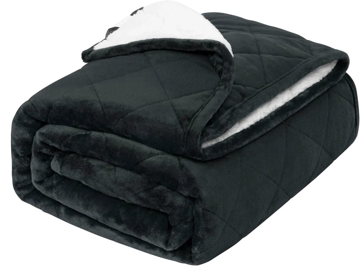 Verzwaringsdeken 150x200cm 7kg - Ontspanningsdeken met glaskralen - Ergonomische drukverlichting