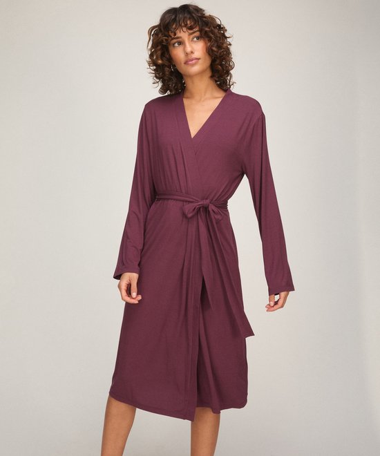 Hunkemöller Robe Long Essential Paars — afbeelding 4