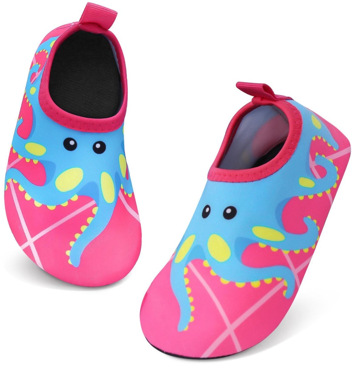 Waterschoenen voor kinderen 22/23 EU - Rode octopus - Sneldrogend - Ideaal voor zwemmen - ShopVlot