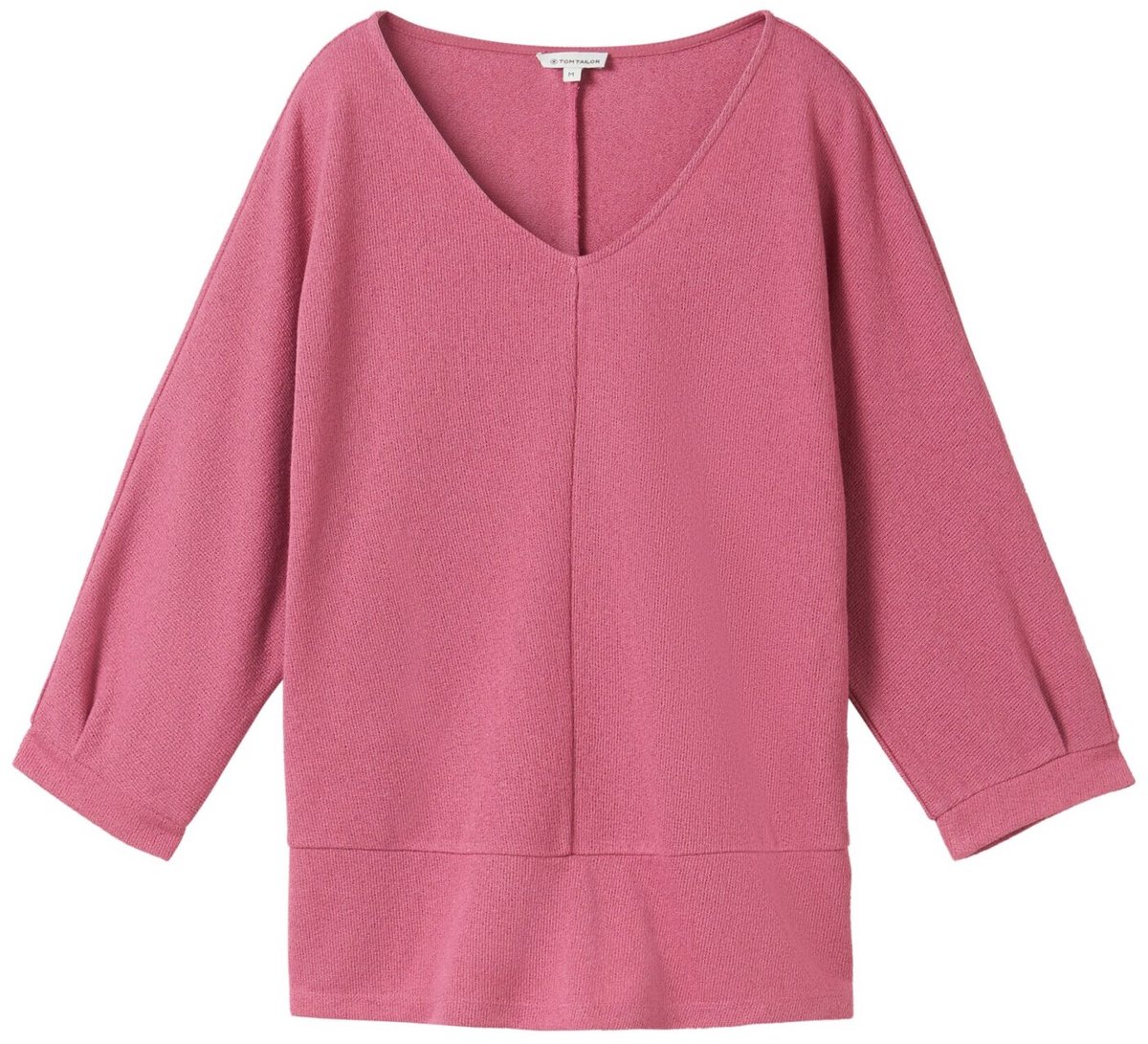Tom Tailor - T-shirt - Maat XXL - Vrouwen - 16348 pink velv - Viscose