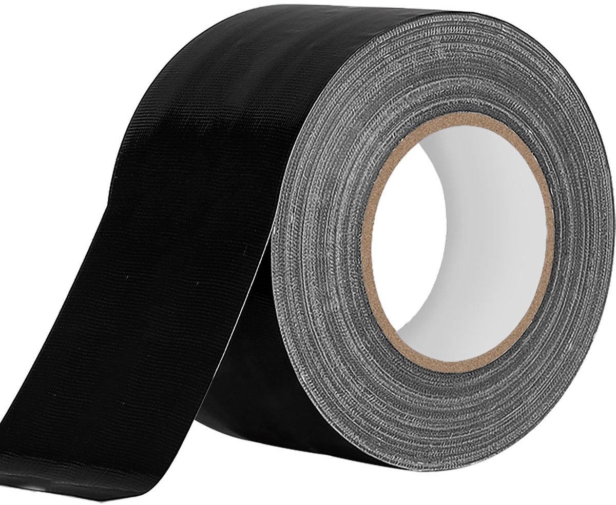 Panzertape 48mm x 20m - Weefseltape Zwart - Extra Sterk Waterdicht - Ideaal voor Reparaties - ShopVlot