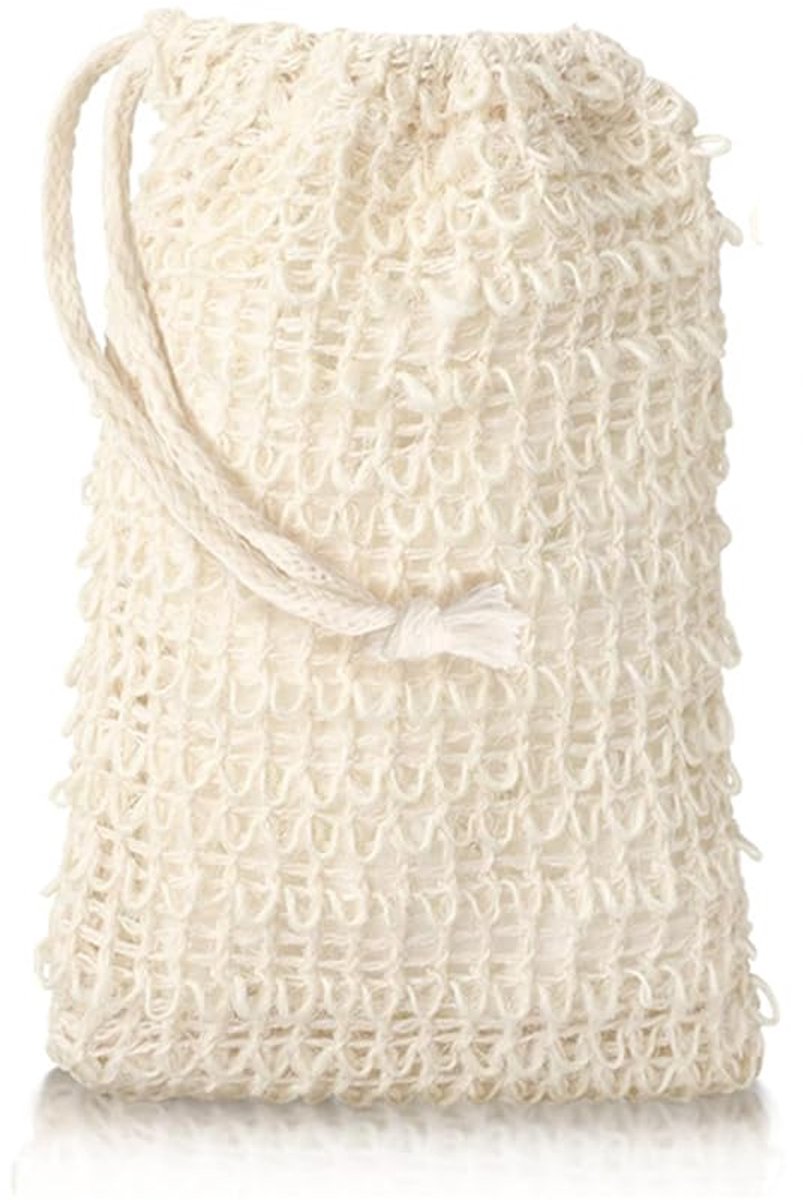 LICQIC 1 Stuk Sisal Zeepzakje, Scrub Zeepzakjes voor Opschuimen en Scrubben in de Douche - ShopVlot
