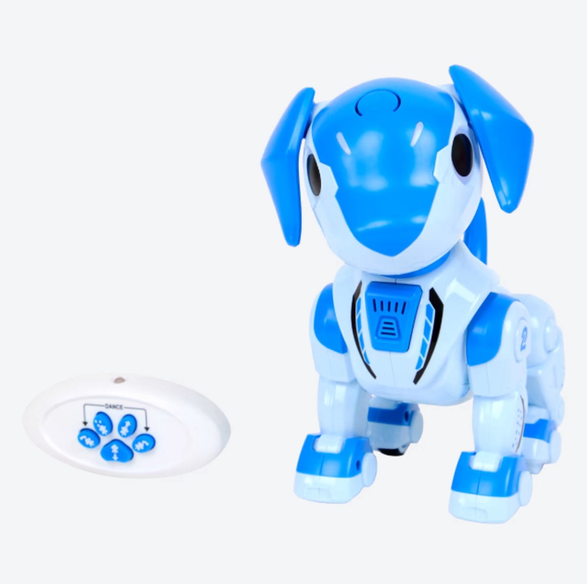 Gear2Play Robothond Blauw – Interactieve Robot Hond met Afstandsbediening – Vanaf 5 Jaar