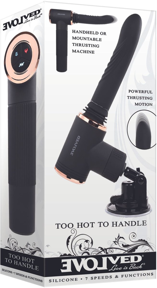 Evolved - Too Hot To Handle Vibrator - Zwart