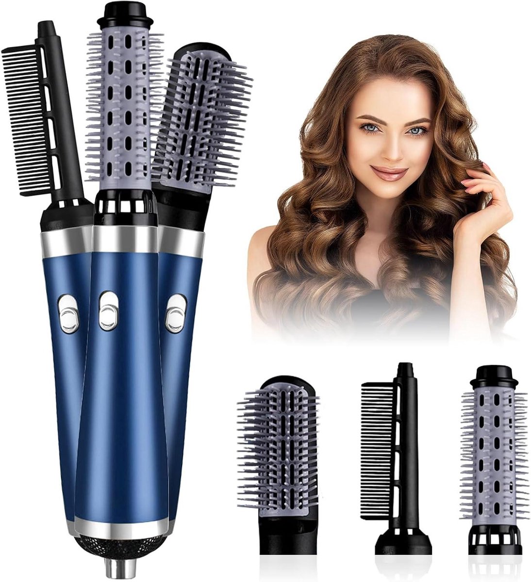 Haarstylingsapparaat - Multi Styler - Dagelijks Gebruik - Ionische Technologie - 1000 W - Zwart
