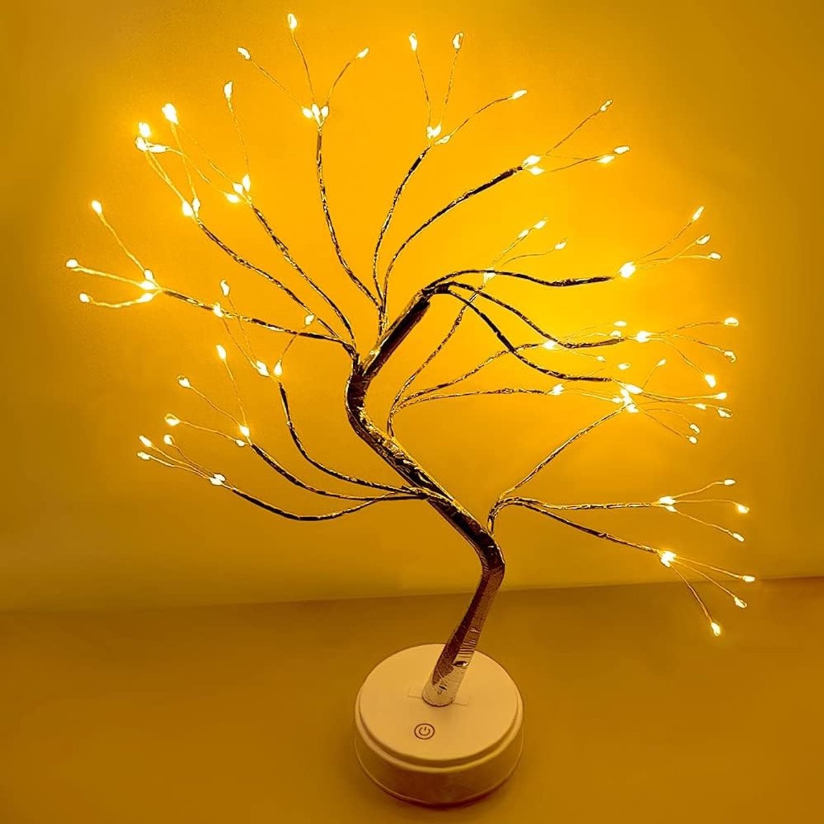 Verlichte Decoratieve Boom met 108 LED Lichten, Sfeervolle Binnenverlichting en Fairy Lights voor een Magische Sfeer