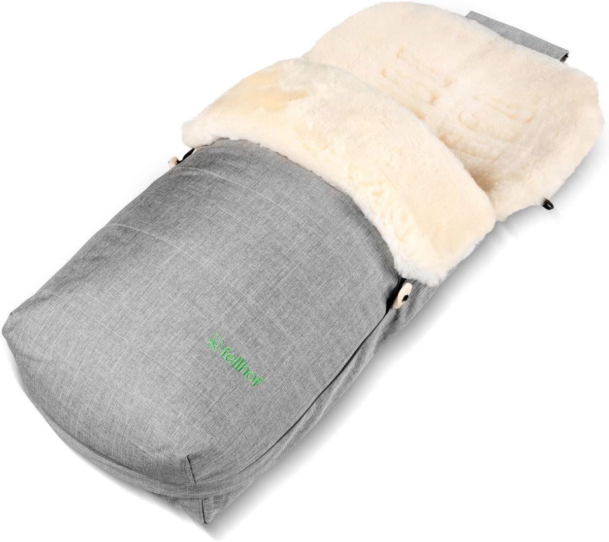 Fellhof 109401 footmuff Garmisch 45 x 97 cm black melange - ShopVlot