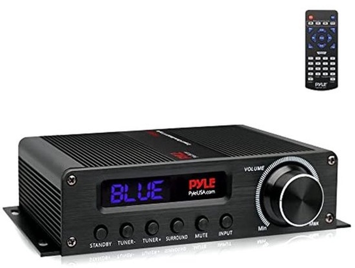 Draadloze Bluetooth Audioversterker - 100W 5.1 Kanaal Home Theater Stereo Ontvanger met HDMI, AUX en FM Antenne