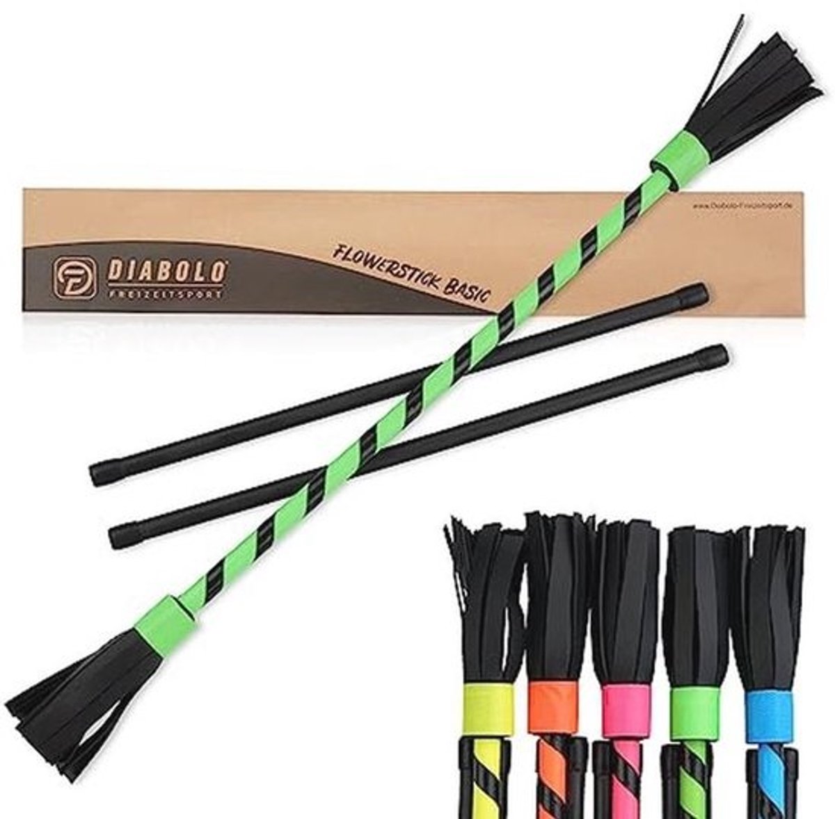 Flowerstick Basic - UV-reactieve Flower Stick voor Beginners - Perfect voor Festivals en Vrijetijdssport