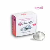 Silverette | zilveren tepelkapjes | maat SMALL | 925 Zilver | tepelbescherming | nursing cups