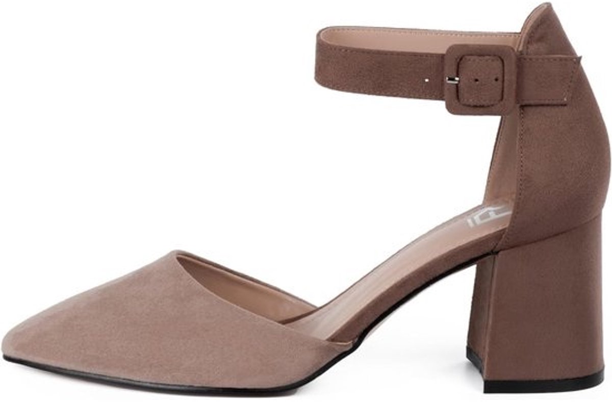 Dames PUMPS - Klassieke Schoenen - Feestelijk Gelegenheid - Comfortabele Pasvorm - 7.5 cm Blokhak - Meerdere Kleuren