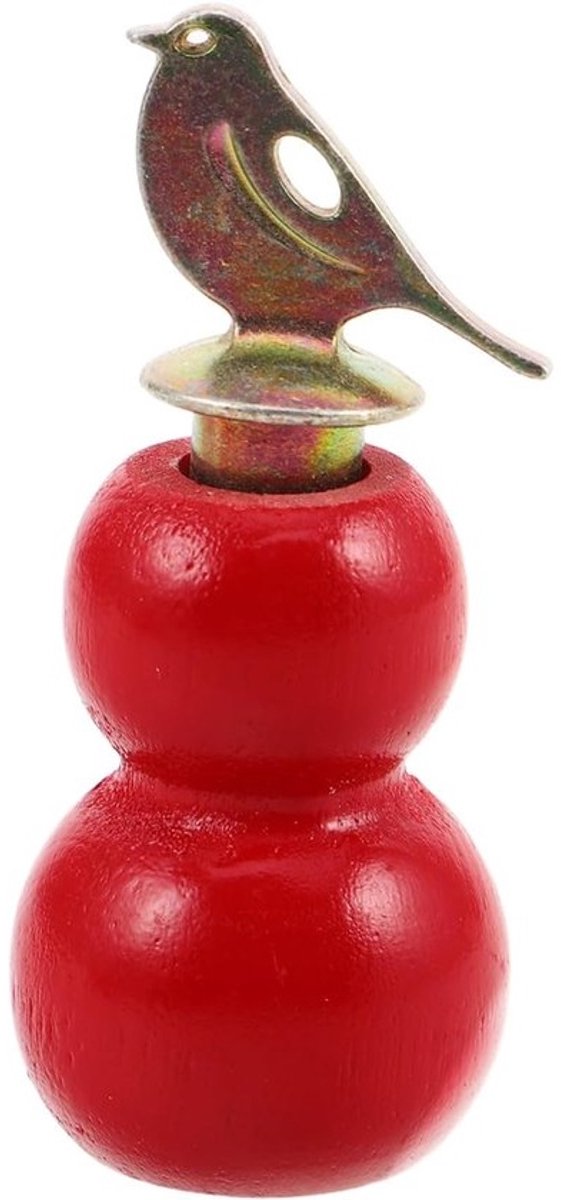 Handgemaakte Vogelfluiter - Vogelroep Fluitje - Nabootsen Vogelgeluiden - Draagbaar Meesterwerk - 63 x 27 cm - Rood
