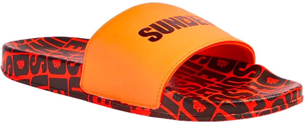 Sundek Logo Slippers Oranje EU 42 Man