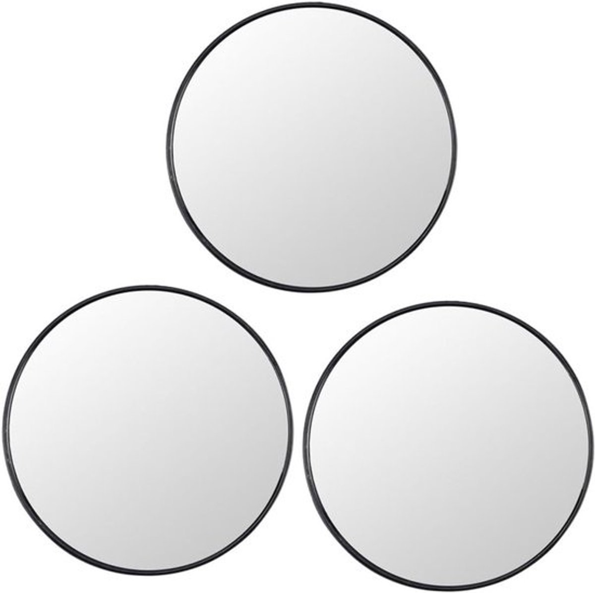 Vergrootglas Spiegel - Compacte Spiegel - Make-up Aanbrengen - 5x Vergroting - 9x9cm - Zwart