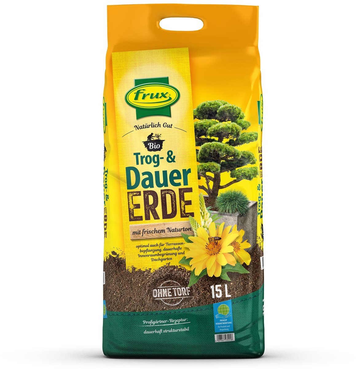 frux Pro Bio Kuip- & Duuraarde Natuurlijk Goed Turfvrij - 15 liter