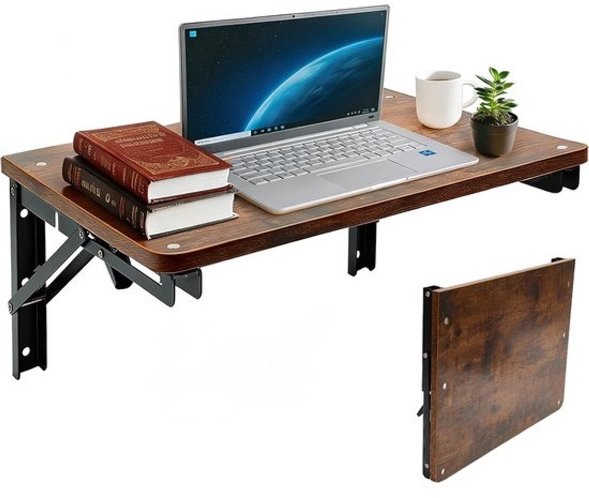 Wandtafel - Halftafel met Lades - Sidetable Industrieel - Console Tafel - Opbergtafel