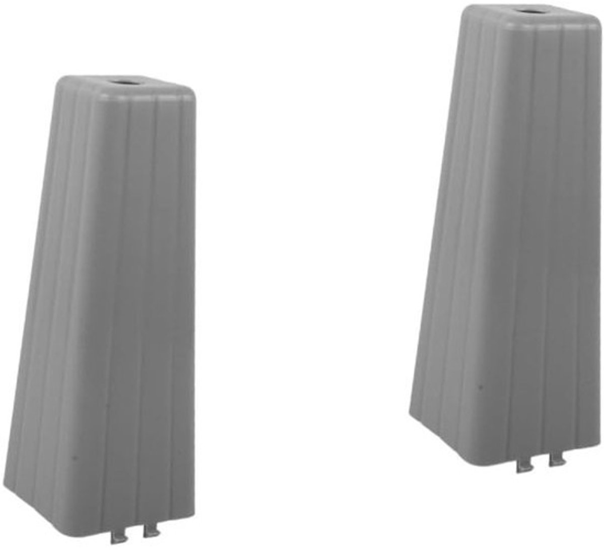 Hondentoilet Set - Huisdier Urinoir - Zindelijkheidstraining Binnen - Voorkomt Ongewenst Plassen - 18 x 6.5 cm - Lichtgrijs